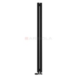 Arbiola Liner V 1800-36-02 секции черный вертикальный радиатор c нижним подключением