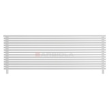 Arbiola Gorizont Compact HZ 2200-63-15 секции белый горизонтальный радиатор c боковым подключением с ножками