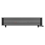 Arbiola Gorizont Ritmo VZ 1800-40-06 секций чёрный горизонтальный радиатор c нижним подключением (на ножках)