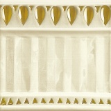 Tagina Sincera Cornice Goccia Ridotta Gold & Beige 15×15 см Плинтус