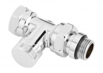 Danfoss (Данфосс) RLV-15 CX Клапан ручной запорный прямой хромированный 1/2 (003L0274)
