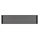 Arbiola Gorizont Ritmo H 2200-40-09 секций чёрный горизонтальный радиатор c боковым подключением
