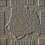 Versace Palace Stone Tozzetto Medusa Nero Lapp. 9,8x9,8 см Вставка