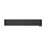 Arbiola Gorizont Liner V 2500-36-06 секции черный горизонтальный радиатор c нижним подключением
