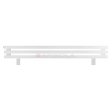 Arbiola Gorizont Ritmo HZ 1200-40-03 секции белый горизонтальный радиатор c боковым подключением (на ножках)