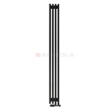 Arbiola Compact V 1500-63-04 секции черный вертикальный радиатор c нижним подключением