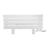 Arbiola Gorizont Liner VZ 1000-63-04 секции белый горизонтальный радиатор c нижним подключением с ножками