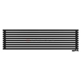 Arbiola Ritmo Gorizont V 2200-40-10 секций чёрный горизонтальный радиатор c нижним подключением