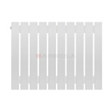 Arbiola Mono H 500-60-10 секции белый вертикальный радиатор c боковым подключением