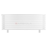 Arbiola Gorizont Ritmo HZ 1250-40-08 секций белый горизонтальный радиатор c боковым подключением (на ножках)