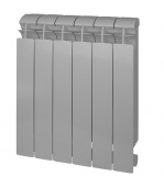 Global Style Plus 500 01 cекция БиМеталлический секционный радиатор серый (глобал)