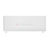 Arbiola Gorizont Liner HZ 2500-36-13 секции белый горизонтальный радиатор c боковым подключением с ножками