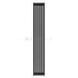  Arbiola Ritmo H 2000-40-06 секции черный вертикальный радиатор c боковым подключением