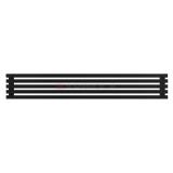 Arbiola Gorizont Ritmo H 1750-40-05 секций чёрный горизонтальный радиатор c боковым подключением