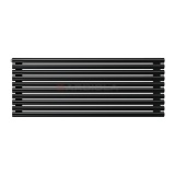 Arbiola Gorizont Iris H 1500-42-10 секции черный горизонтальный радиатор c боковым подключением