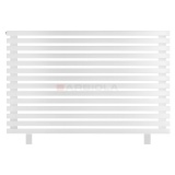 Arbiola Gorizont Ritmo HZ 1200-40-14 секций белый горизонтальный радиатор c боковым подключением (на ножках)