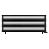 Arbiola Gorizont Ritmo VZ 2200-40-14 секций чёрный горизонтальный радиатор c нижним подключением (на ножках)
