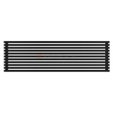 Arbiola Gorizont Ritmo H 2200-40-11 секций чёрный горизонтальный радиатор c боковым подключением
