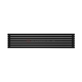 Arbiola Gorizont Liner H 2000-36-07 секции черный горизонтальный радиатор c боковым подключением