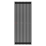  Arbiola Ritmo H 1500-40-12 секции черный вертикальный радиатор c боковым подключением