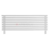 Arbiola Gorizont Compact HZ 1200-63-09 секции белый горизонтальный радиатор c боковым подключением с ножками