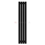 Arbiola Mono H 1250-60-04 секции черный вертикальный радиатор c боковым подключением