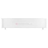 Arbiola Gorizont Ritmo HZ 2200-40-08 секций белый горизонтальный радиатор c боковым подключением (на ножках)