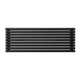 Arbiola Gorizont Iris H 1250-42-09 секции черный горизонтальный радиатор c боковым подключением