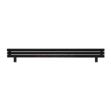 Arbiola Gorizont Liner HZ 2000-36-03 секции черный горизонтальный радиатор c боковым подключением с ножками