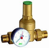 Редуктор давления латунь (НР-НР) для системы водоснабжения с манометром