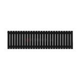 Arbiola Liner H 600-36-26 секции черный вертикальный радиатор c боковым подключением