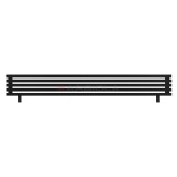 Arbiola Gorizont Ritmo HZ 2200-40-05 секций чёрный горизонтальный радиатор c боковым подключением (на ножках)