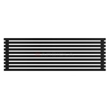 Arbiola Gorizont Ritmo H 1500-40-10 секций чёрный горизонтальный радиатор c боковым подключением