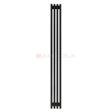 Arbiola Compact H 1800-63-04 секции черный вертикальный радиатор c боковым подключением