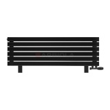 Arbiola Gorizont Liner VZ 1500-63-06 секции черный горизонтальный радиатор c нижним подключением с ножками