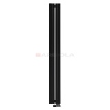 Arbiola Mono V 2200-60-04 секции черный вертикальный радиатор c нижним подключением