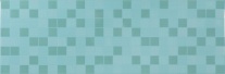 Azuliber, Mosaico Gloss Azul 20x60 декоративный элемент