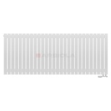 Arbiola Mono V 750-60-28 секции белый вертикальный радиатор c нижним подключением