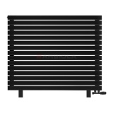 Arbiola Gorizont Liner VZ 1250-36-15 секции черный горизонтальный радиатор c нижним подключением с ножками
