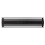 Arbiola Gorizont Compact H 2500-63-11 секции черный горизонтальный радиатор c боковым подключением