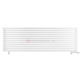 Arbiola Gorizont Ritmo VZ 2200-40-12 секций белый горизонтальный радиатор c нижним подключением (на ножках)