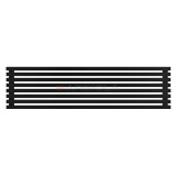 Arbiola Gorizont Ritmo H 2000-40-08 секций чёрный горизонтальный радиатор c боковым подключением