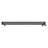 Arbiola Gorizont Ritmo VZ 2500-40-03 секции чёрный горизонтальный радиатор c нижним подключением (на ножках)