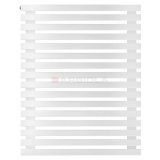 Arbiola Gorizont Ritmo H 1000-40-16 секций белый горизонтальный радиатор c боковым подключением