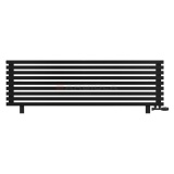 Arbiola Gorizont Ritmo VZ 1750-40-09 секций чёрный горизонтальный радиатор c нижним подключением (на ножках)