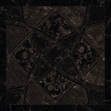 Versace Emote Fondo Intarsio Nero Amasanta 78x78 см Напольная плитка
