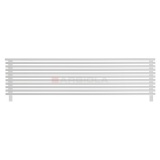 Arbiola Gorizont Compact HZ 2200-63-11 секции белый горизонтальный радиатор c боковым подключением с ножками