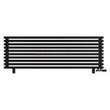 Arbiola Gorizont Ritmo VZ 1750-40-10 секций чёрный горизонтальный радиатор c нижним подключением (на ножках)