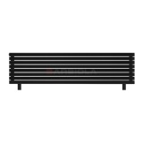 Arbiola Gorizont Liner HZ 2000-63-08 секции черный горизонтальный радиатор c боковым подключением с ножками