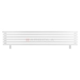 Arbiola Gorizont Ritmo HZ 1750-40-06 секций белый горизонтальный радиатор c боковым подключением (на ножках)
